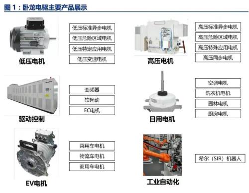 臥龍電驅(qū)主要產(chǎn)品展示